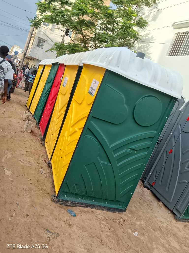 Rangée aux couleurs du Sénégal